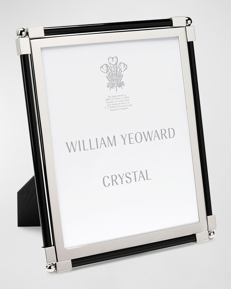 William Yeoward Crystal New Classic Black Frame, 8 x 10