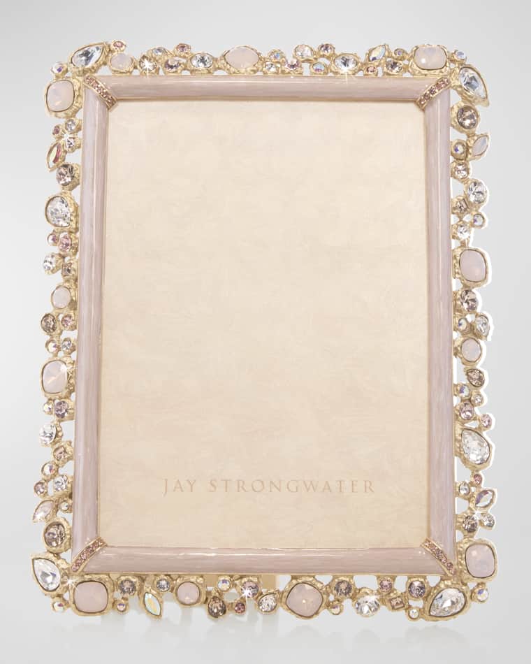 Jay Strongwater Pastel Bejeweled Frame, 5" x 7"