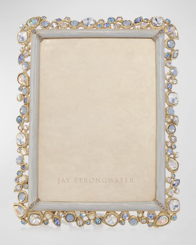Jay Strongwater Pastel Bejeweled Frame, 5" x 7"