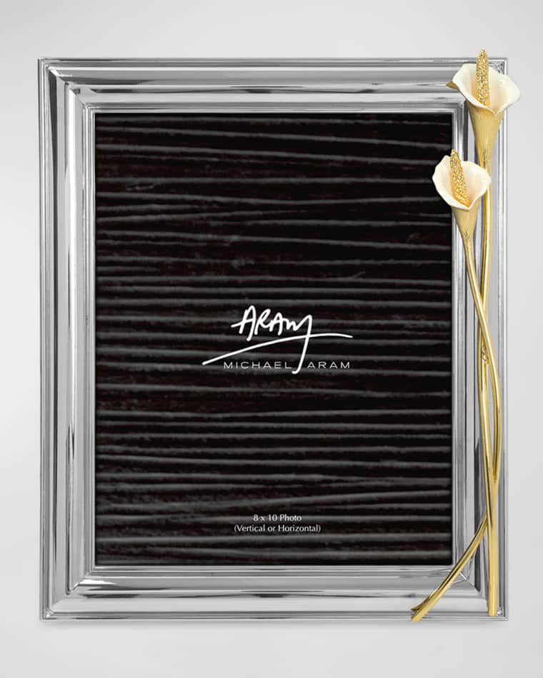 Michael Aram Calla Lily Easel Picture Frame, 4" x 6"