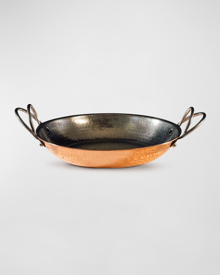 Sertodo Copper Copper Paella Pan, 8"Dia.