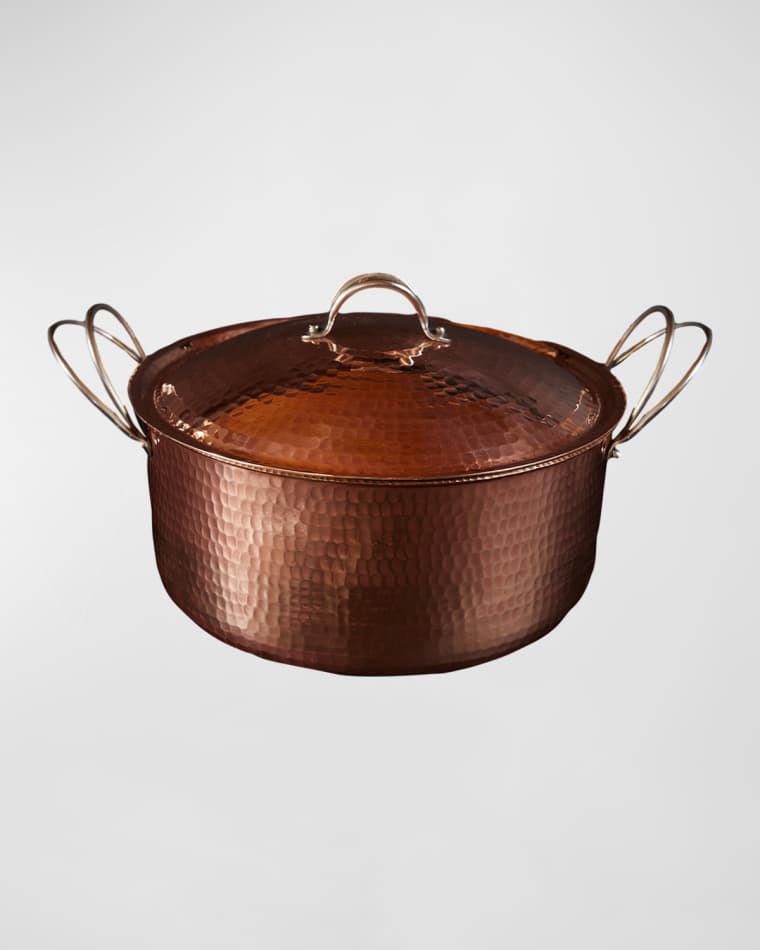 Sertodo Copper Copper Dutch Oven, 7 Quart