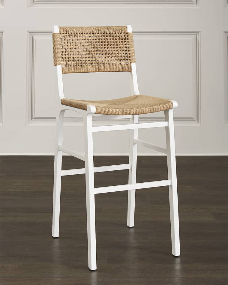 Worlds Away Spartina Bar Stool, 31.3"