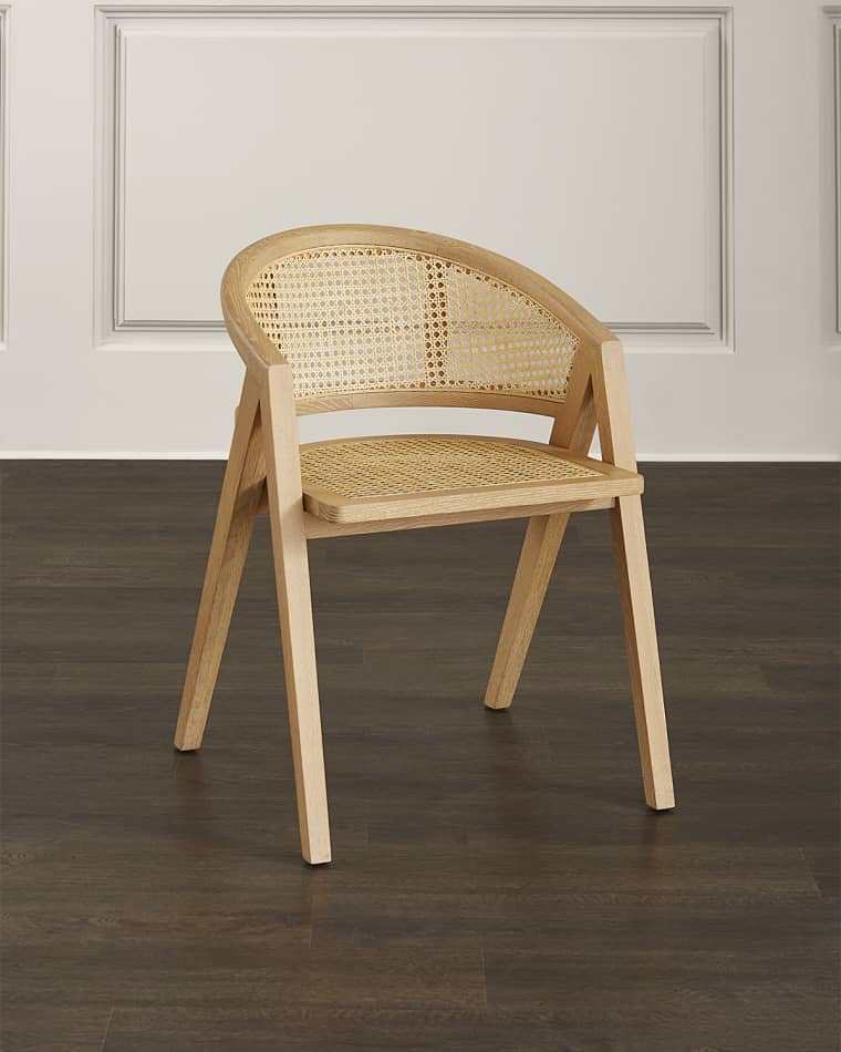 Worlds Away Skip Cane Dining Chair