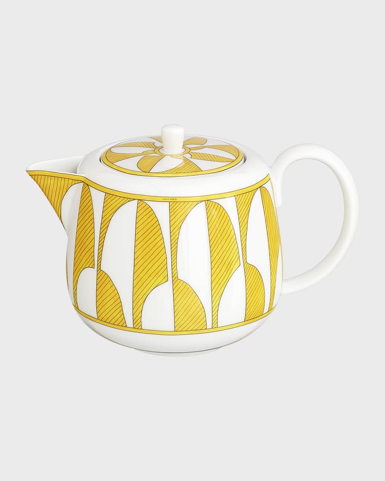 Hermes Soleil d'Hermes Teapot with Lid
