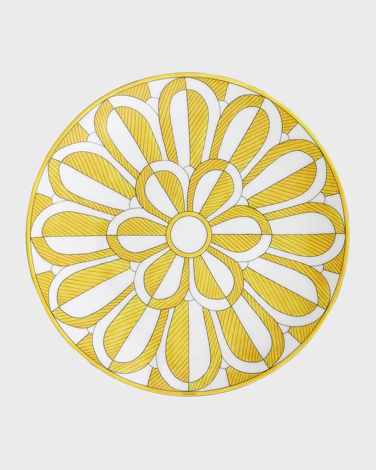 Hermes Soleil D'Hermes Dessert Plate