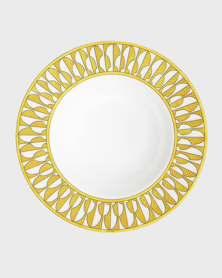 Hermes Soleil d'Hermes Soup Plate