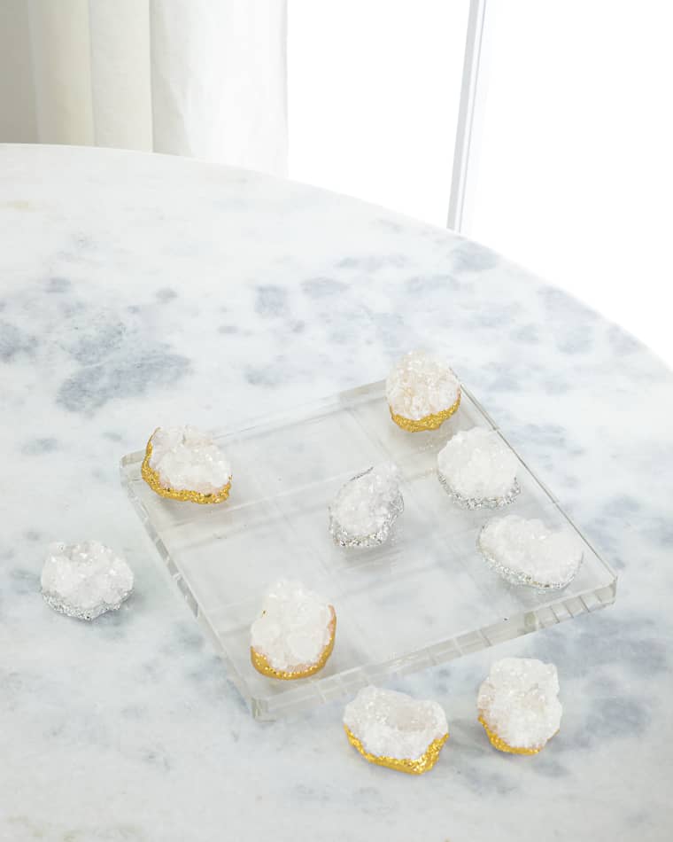 John-Richard Collection White Quartz Board Game