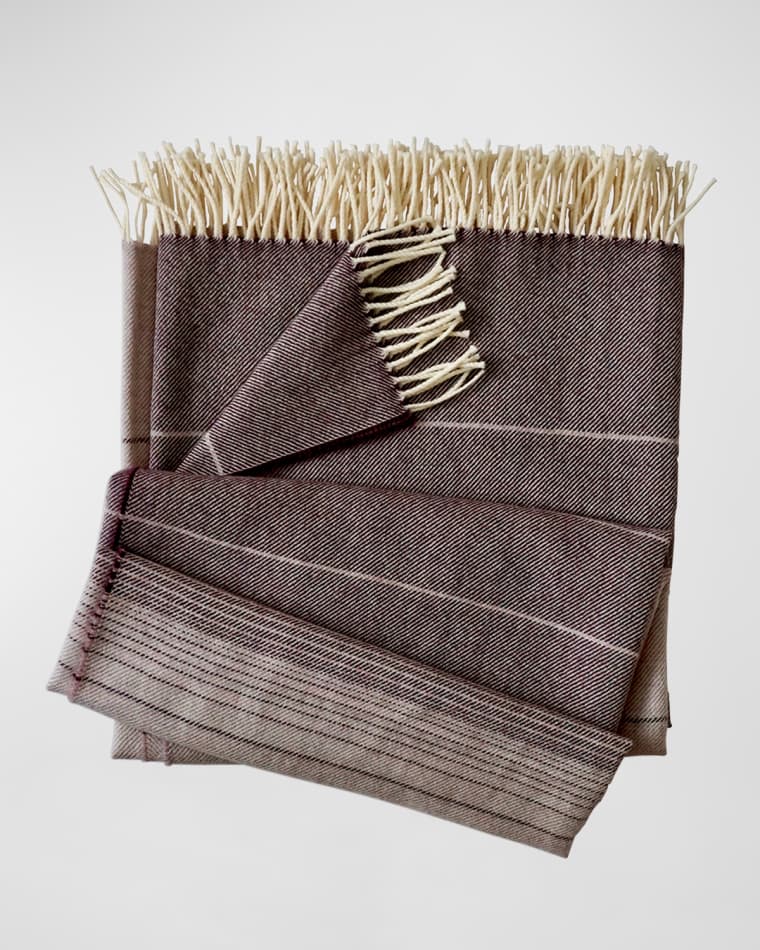 Evangeline Linens Alpaca & Merino Wool Throw Blanket