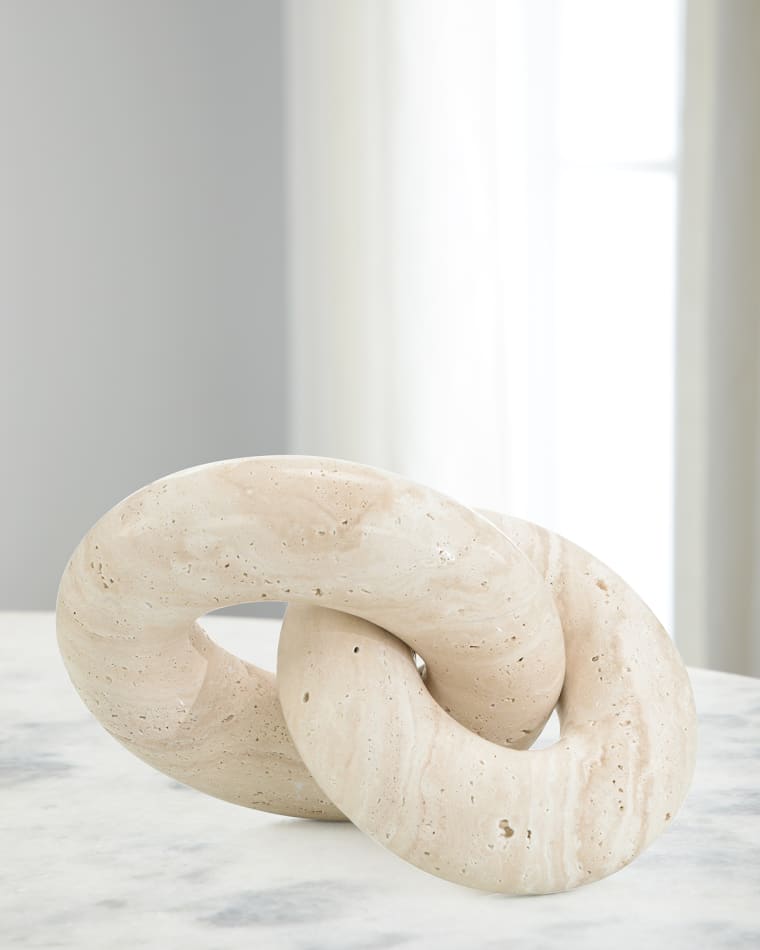 John-Richard Collection Natural Stone Link Accent