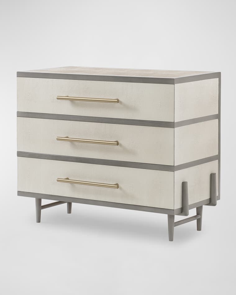 Ambella Cumberland Faux Shagreen Chest