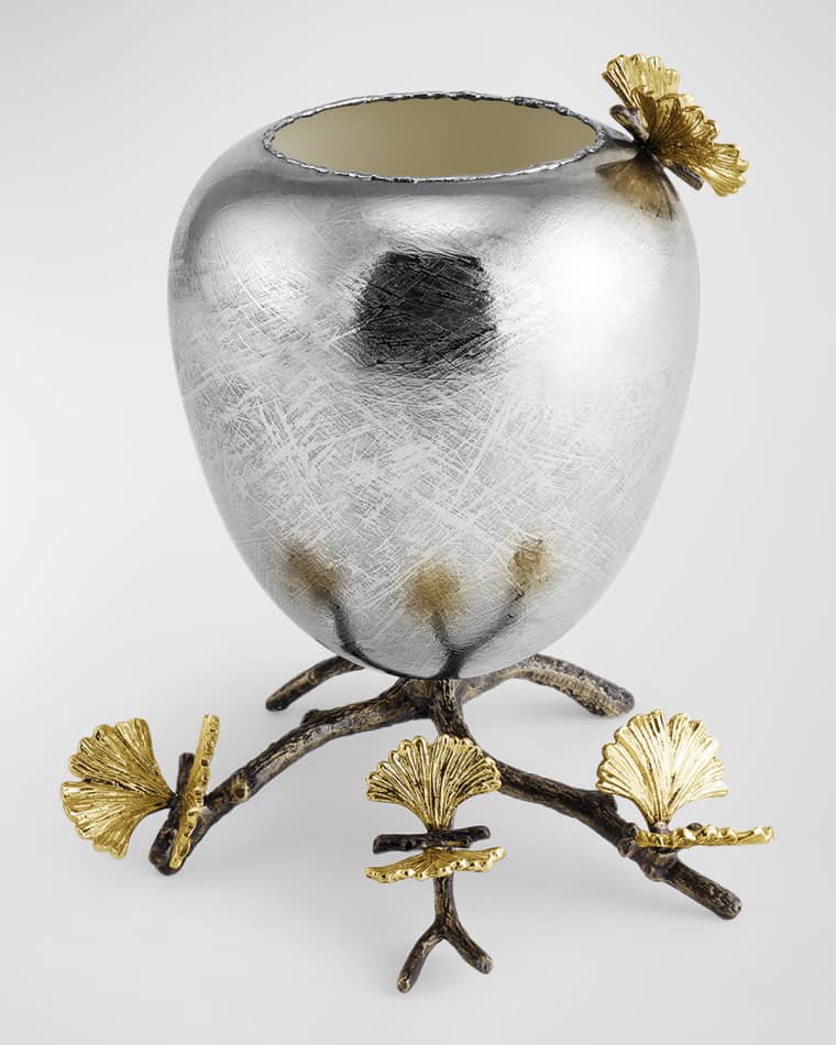 Michael Aram Butterfly Ginkgo Rose Vase