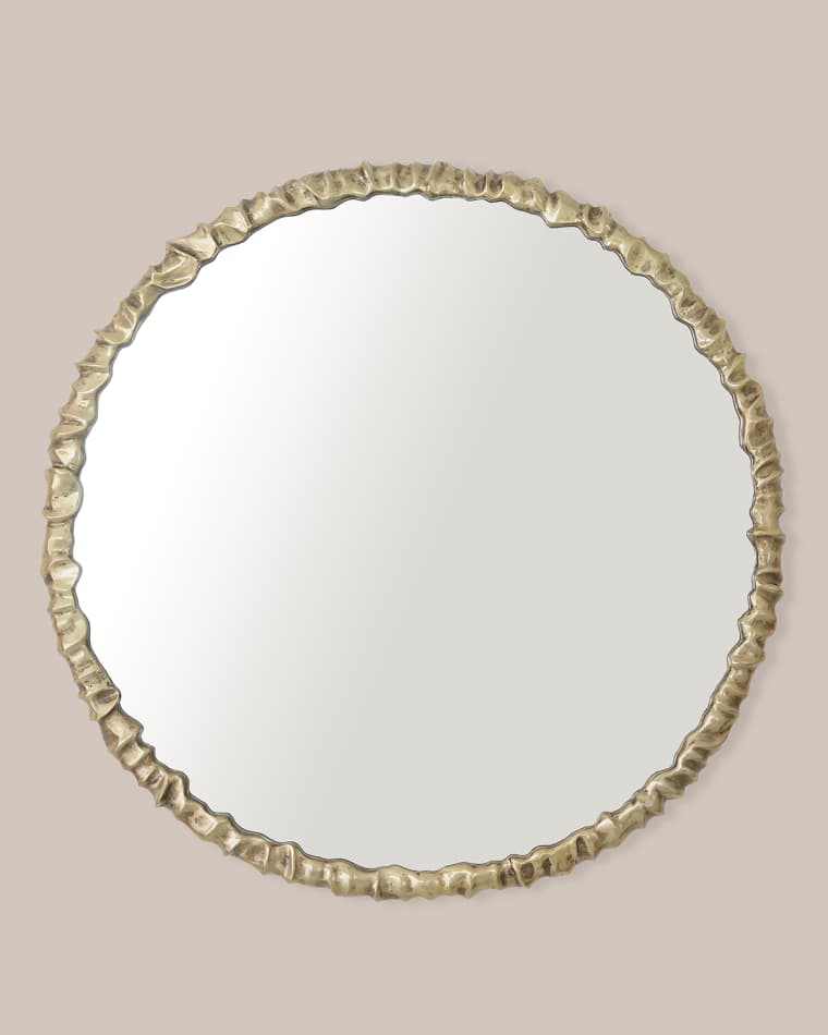 Global Views Artiste 30" Round Mirror
