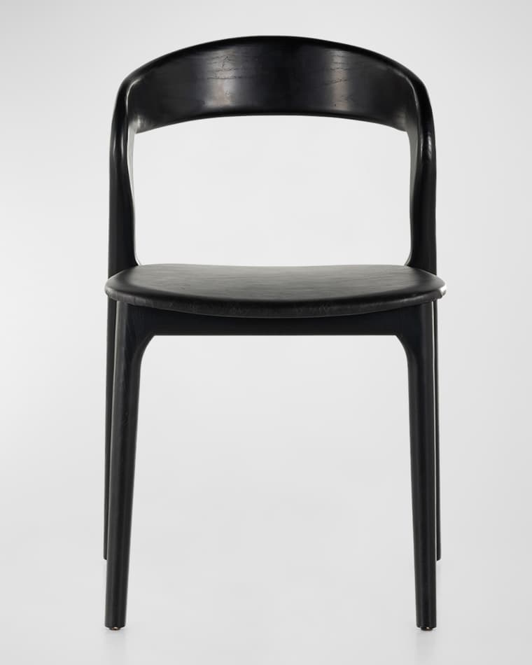 Four Hands Amare Leather Dining Side Chair