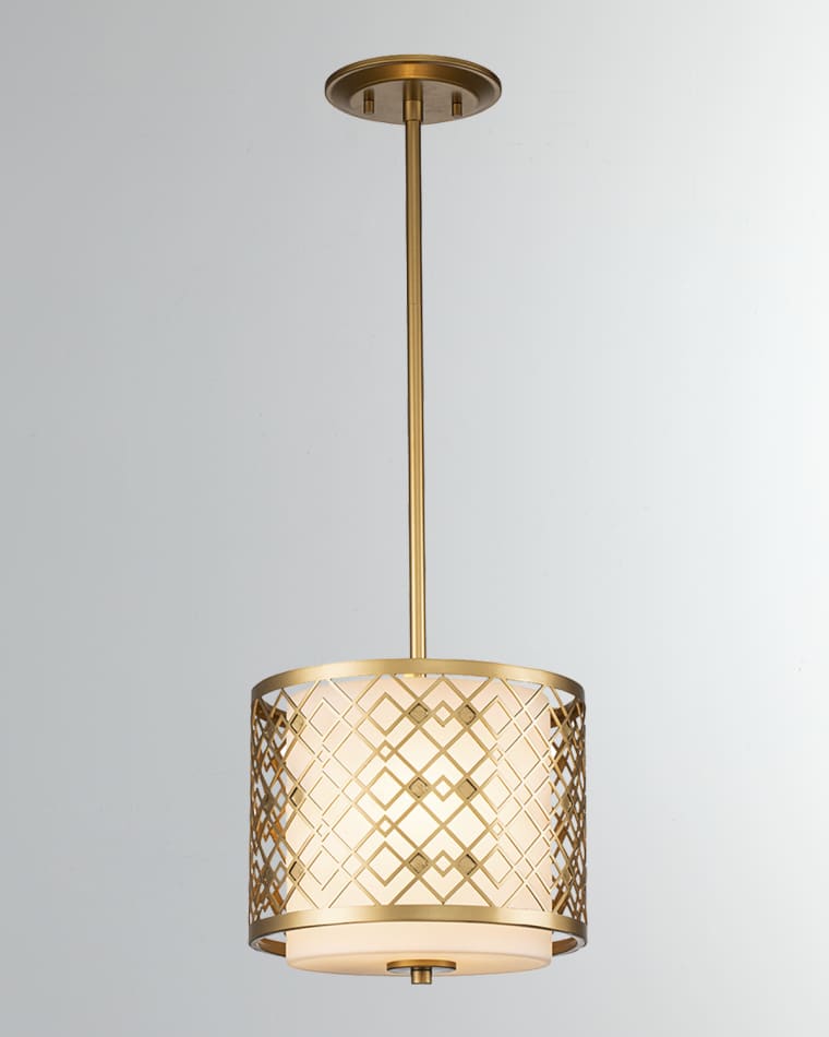 Lucas + McKearn Ziggy Mini Pendant Light in Lacquered Gold
