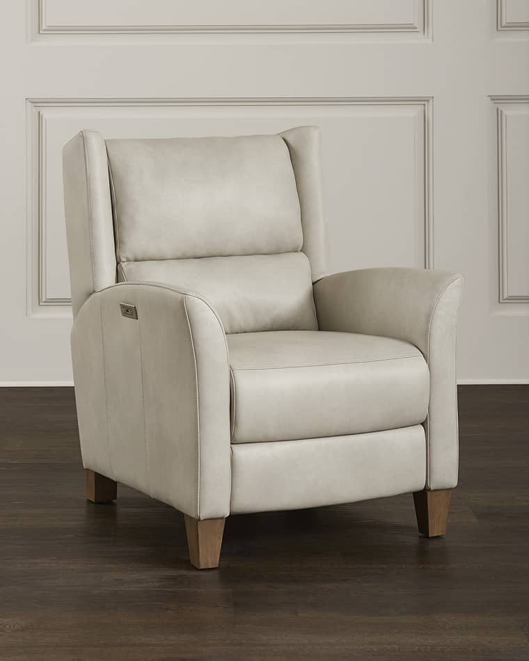 Bernhardt Weller Leather Power-Motion Chair