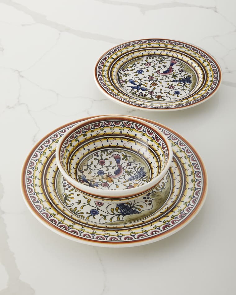 Neiman Marcus Pavoes 12-Piece Dinnerware Set