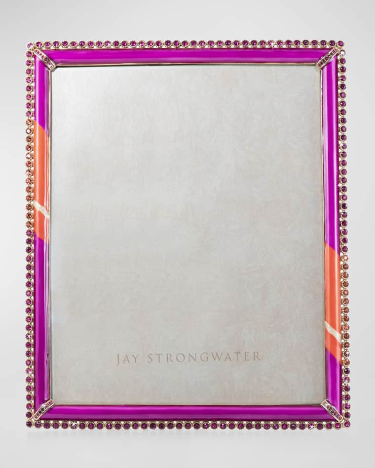 Jay Strongwater Pop Laetitia Stone Edge Frame, 8" x 10"