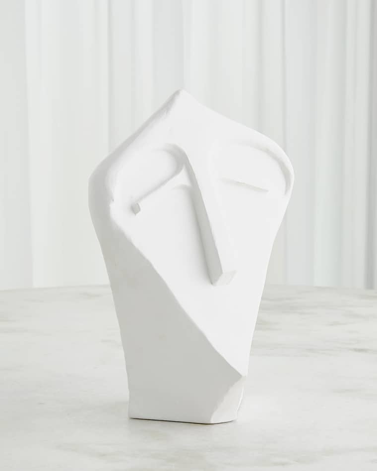 Global Views Humanity Sculpture, Matte White
