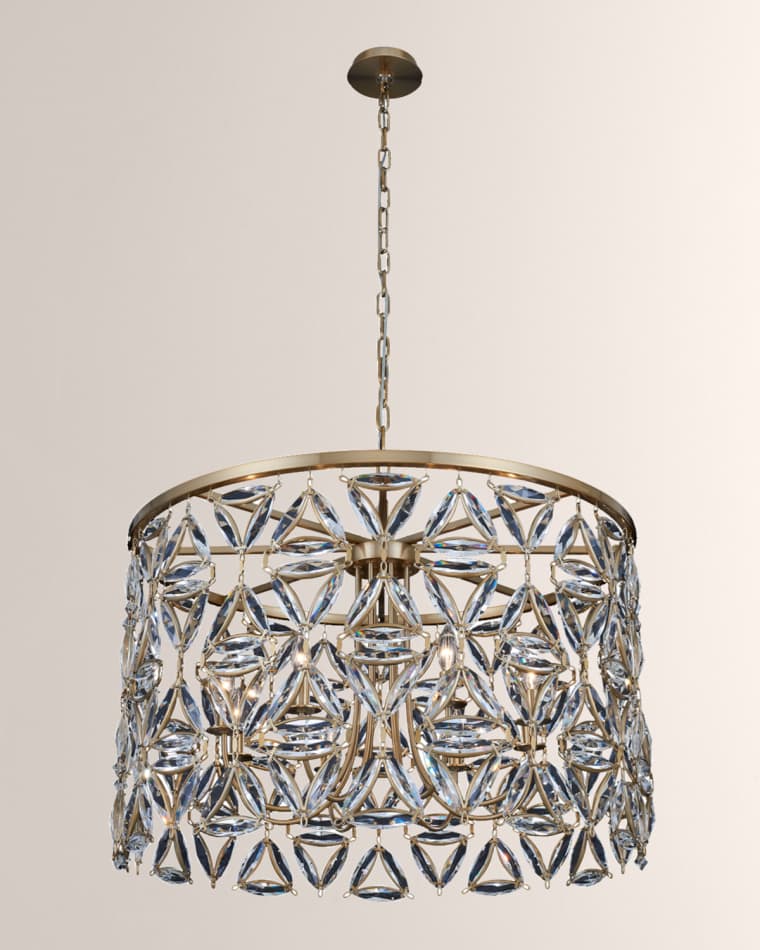 Allegri Crystal by Kalco Lighting Triangulo Chandelier