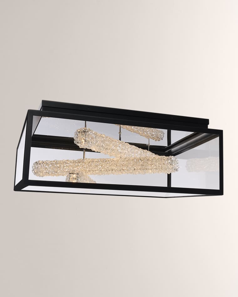 Allegri Crystal by Kalco Lighting Lina Sticks LED Outdoor Flush Mount