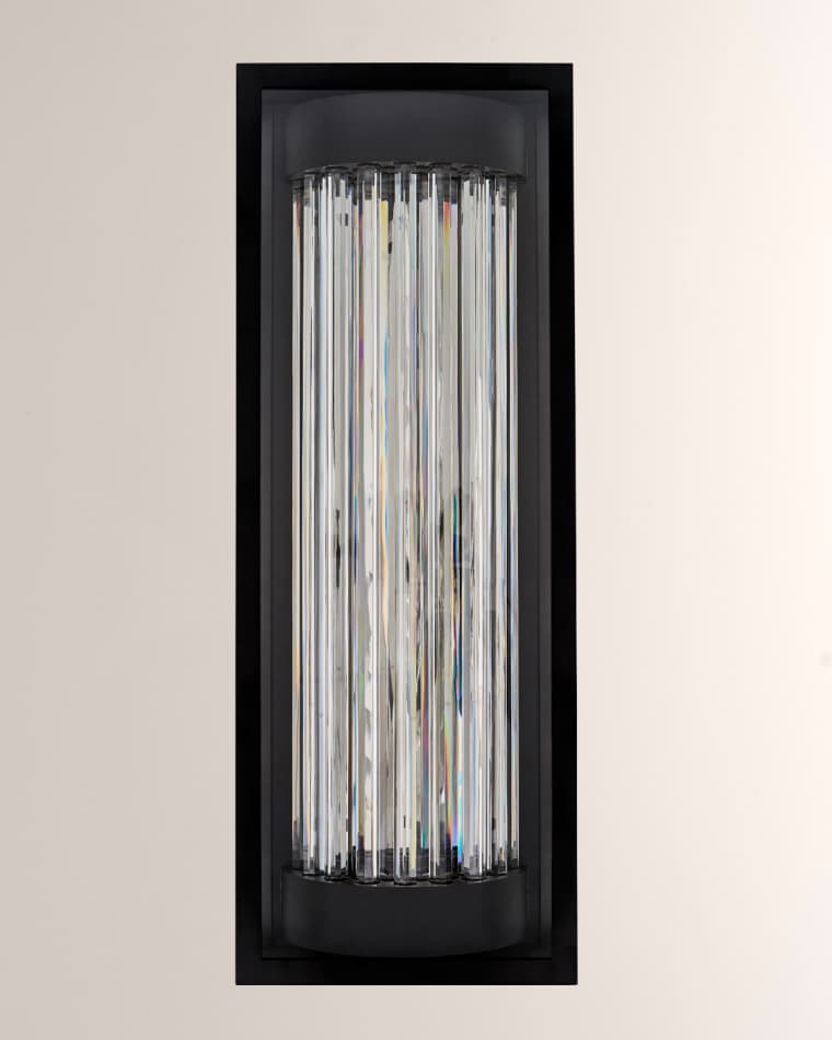 Allegri Crystal by Kalco Lighting Cilindro Esterno 31" LED Outdoor Wall Sconce