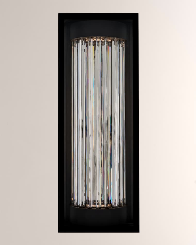 Allegri Crystal by Kalco Lighting Cilindro 28" LED Outdoor Wall Sconce