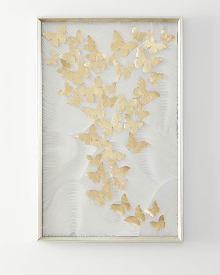 John-Richard Collection "Wings of Gold" Butterfly Wall Decor