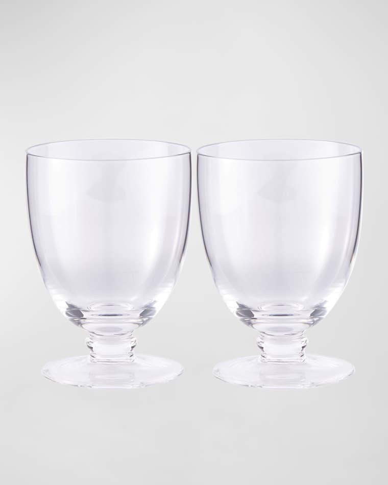 Kit Kemp for Spode Flow Double Old-Fashioned Glasses, Set of 2