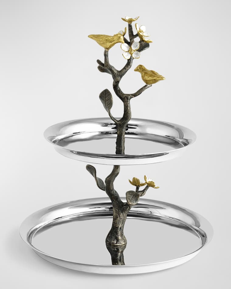 Michael Aram Lovebirds Etagere