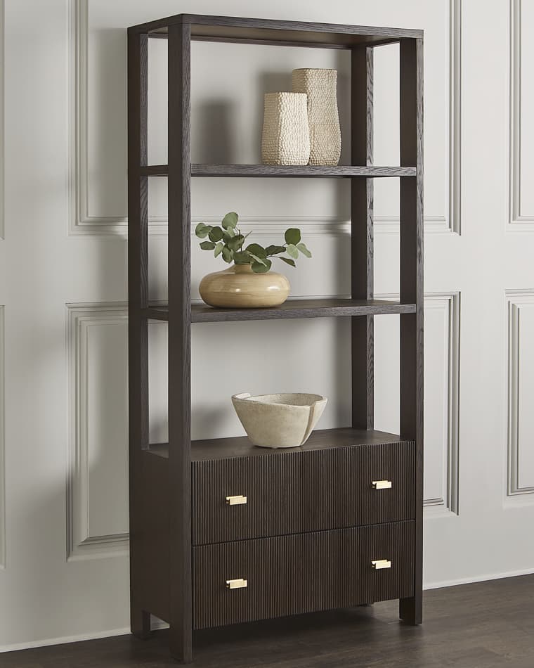 Worlds Away Barklee Etagere
