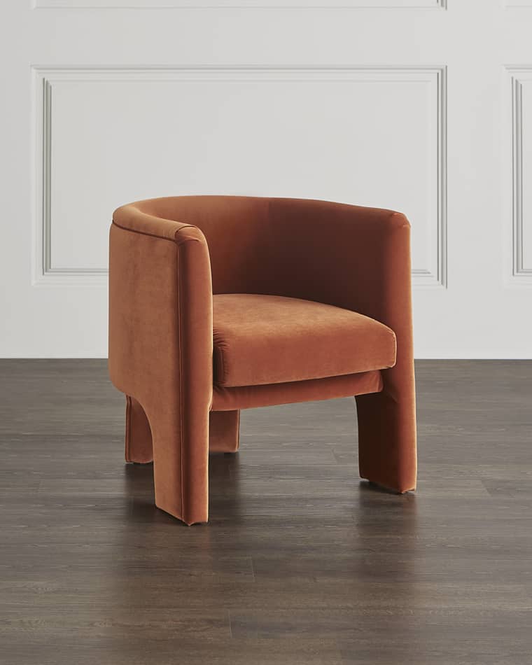 Worlds Away Marlow Barrel Chair