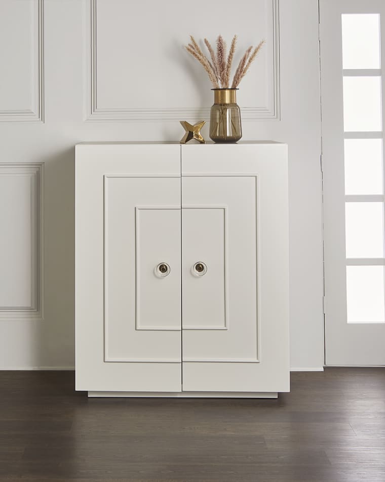 Worlds Away Peytonne Cabinet