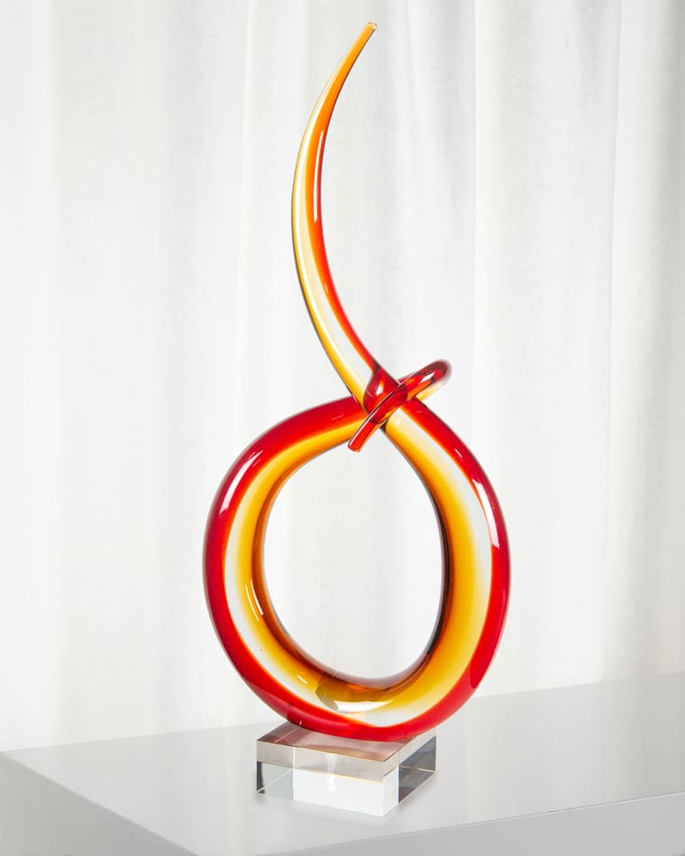 Dale Tiffany Marlin Art Glass Sculpture