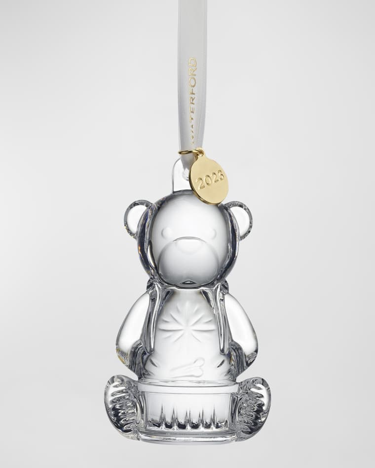 Waterford Crystal Baby's First Christmas 2023 Bear Ornament