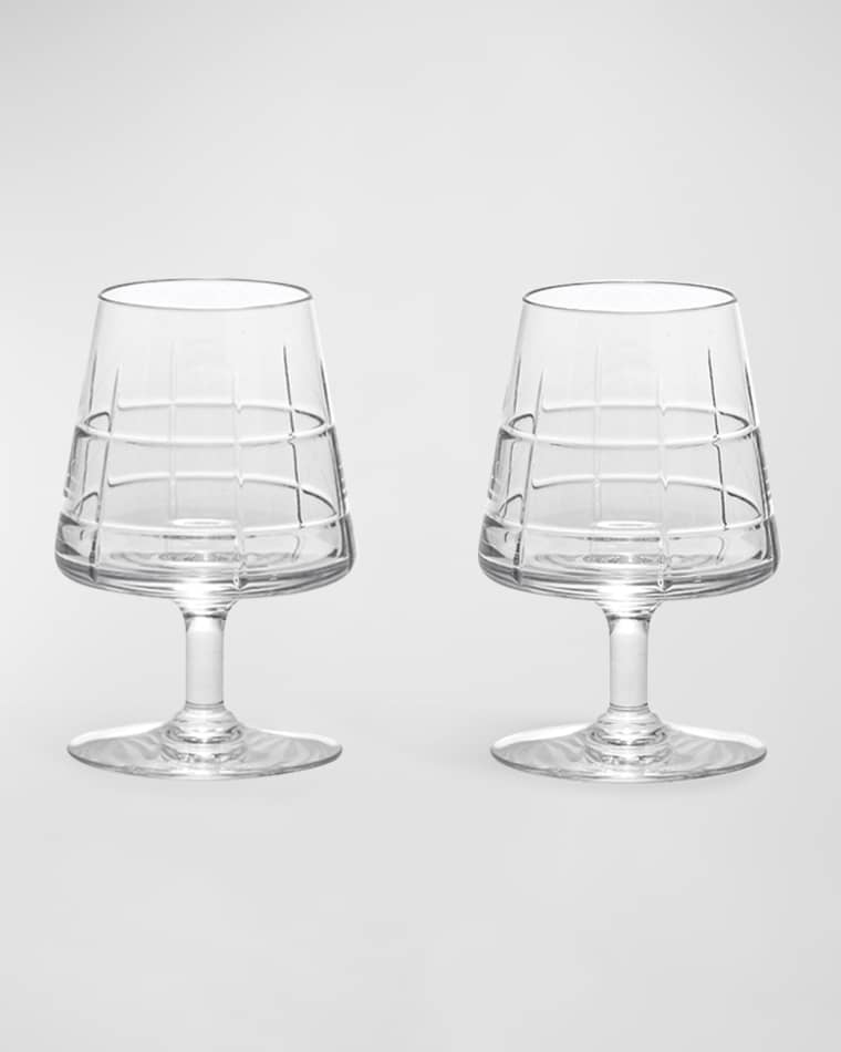 Orrefors Street Cognac Glasses, Set of 2