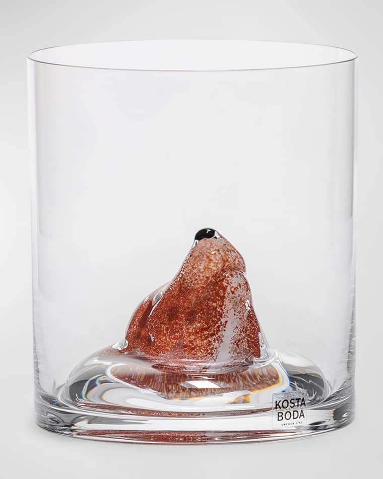 Kosta Boda New Friends Tumbler Fox