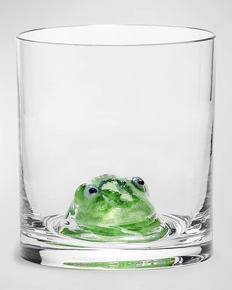 Kosta Boda New Friends Tumbler Frog