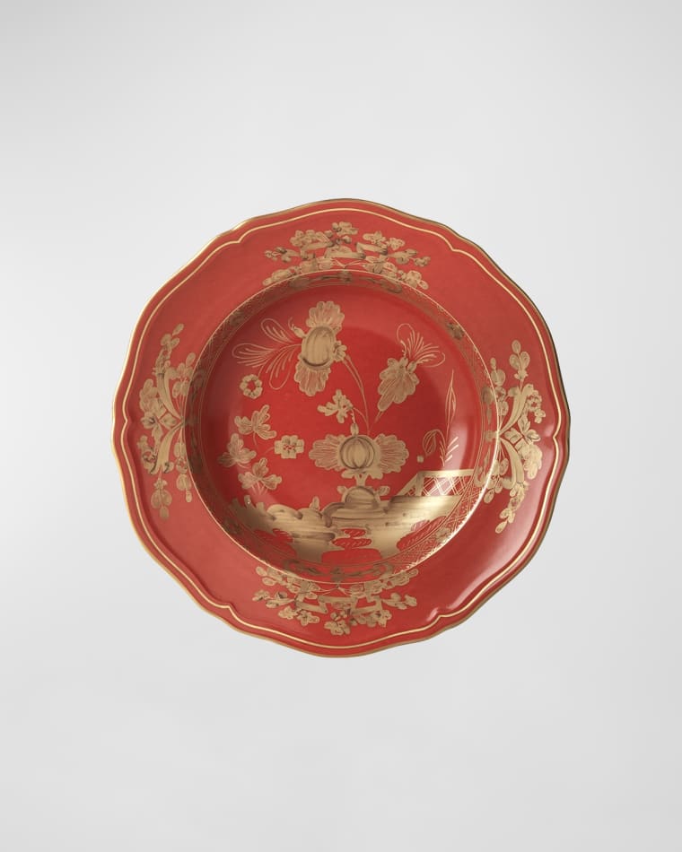 GINORI 1735 Oriente Italiano Rubrum Soup Plate