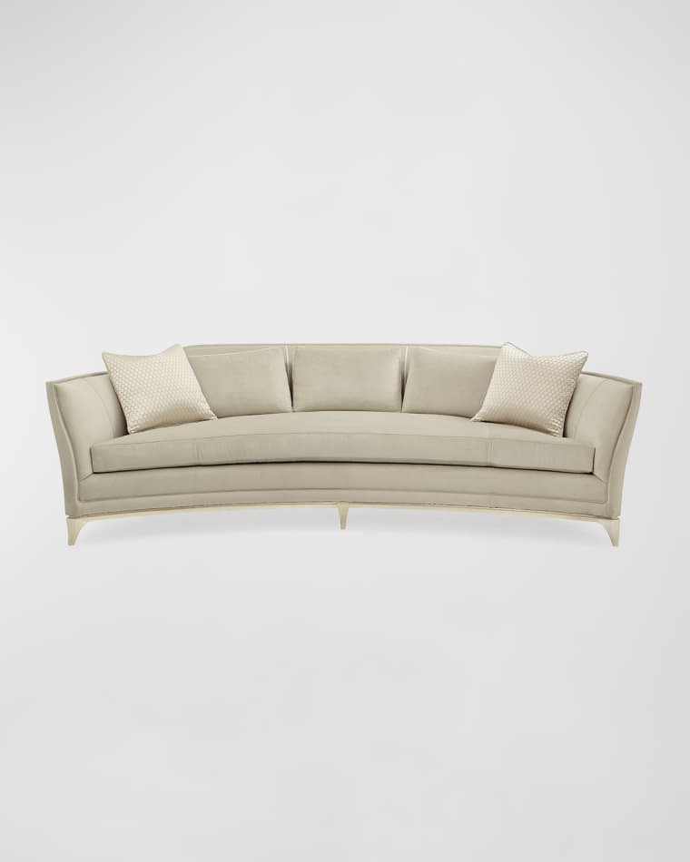 Caracole Bend The Rules Sofa, 104"