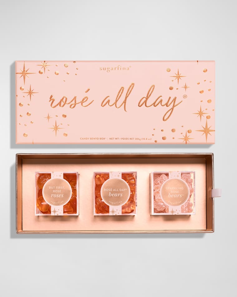 Sugarfina Rose All Day 2.0 3-Piece Bento Box