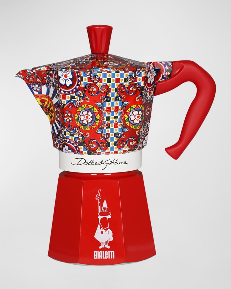 Bialetti x Dolce&Gabbana Moka Express 6-Cup Stovetop Coffee Pot