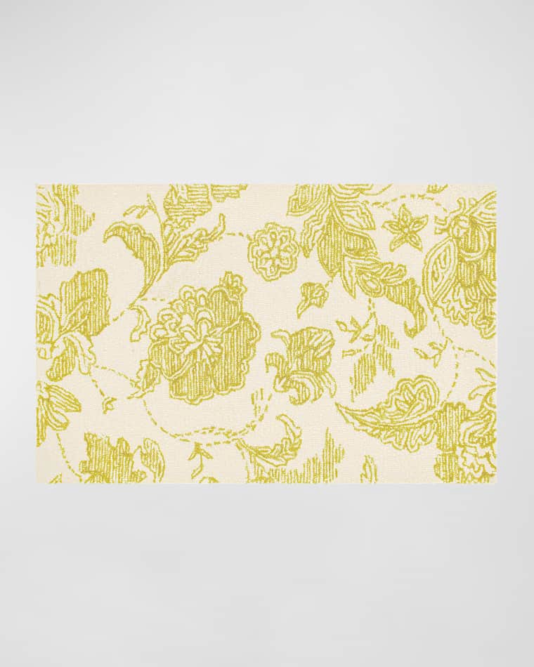 MacKenzie-Childs Marquee Floral Rug, 2' x 4'