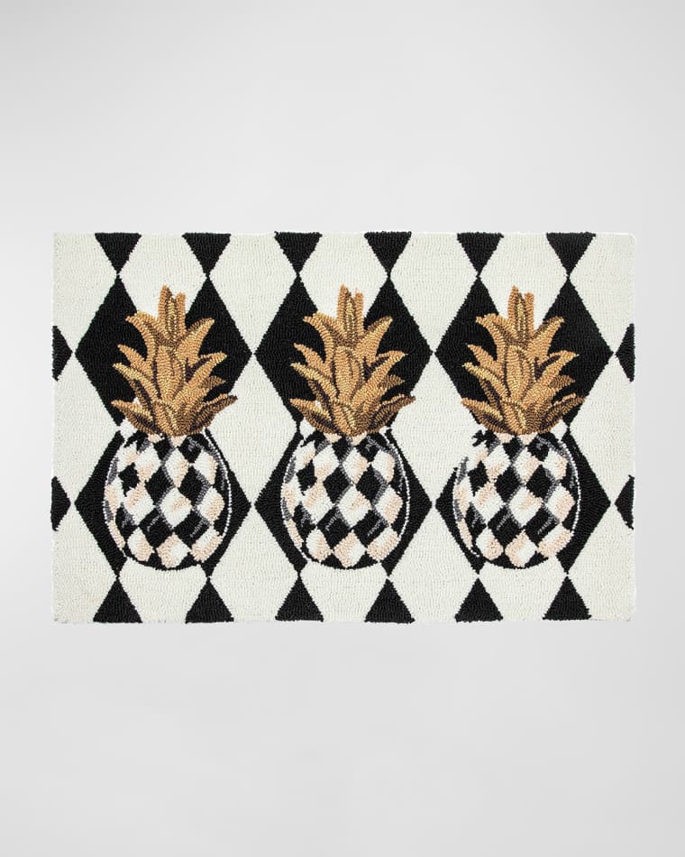 MacKenzie-Childs Pineapple Rug, 2' x 3'