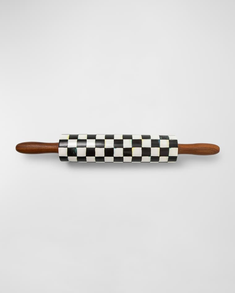 MacKenzie-Childs Courtly Check Rolling Pin