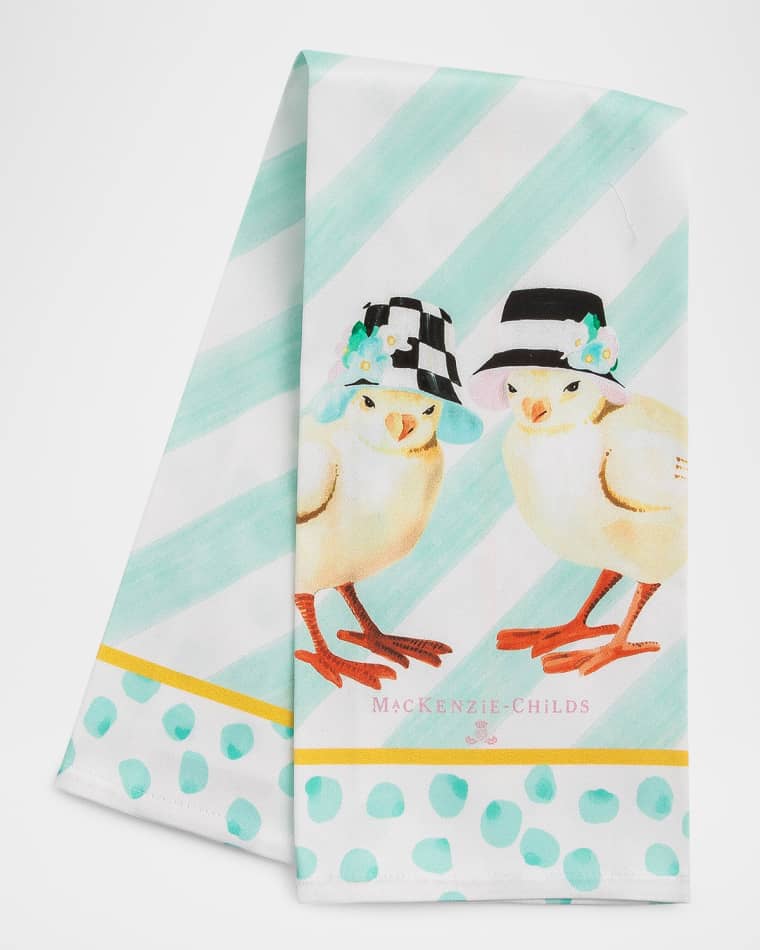 MacKenzie-Childs Spring Chicks Dish Towel