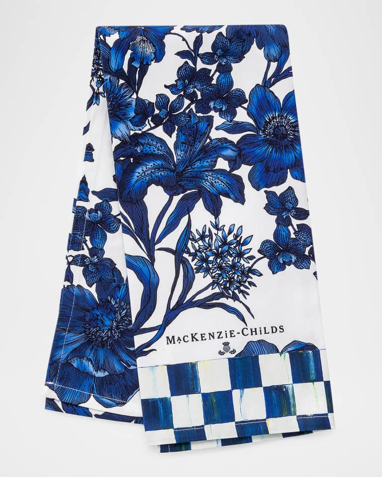 MacKenzie-Childs Royal English Garden Dish Towel