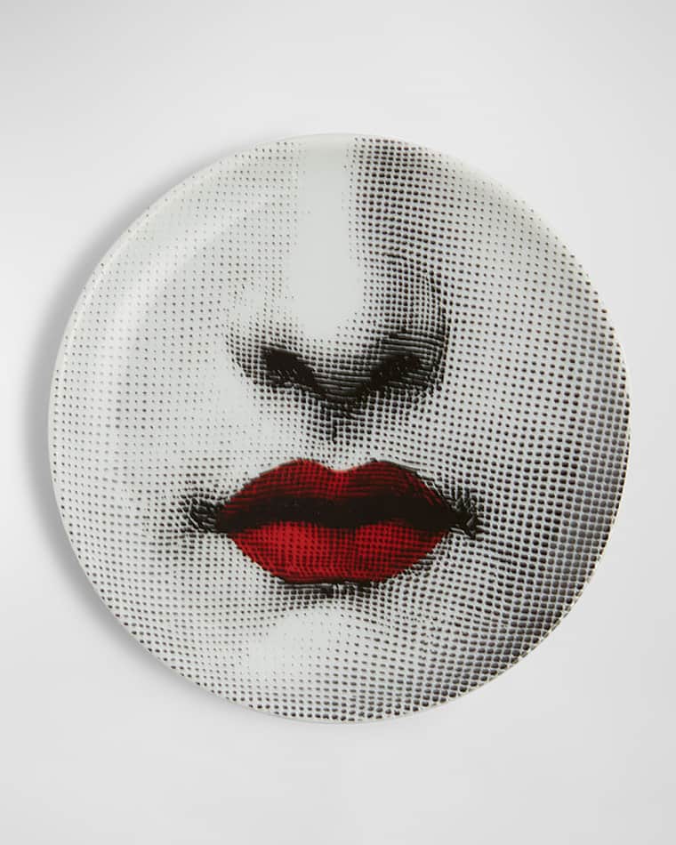 Fornasetti Tema e Variazioni n.397 Red Lips Coaster
