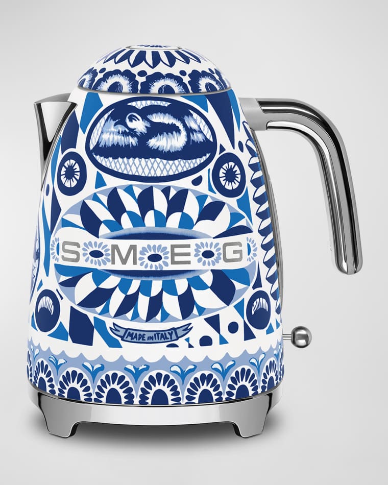 Smeg x Dolce&Gabbana Blu Mediterraneo Kettle