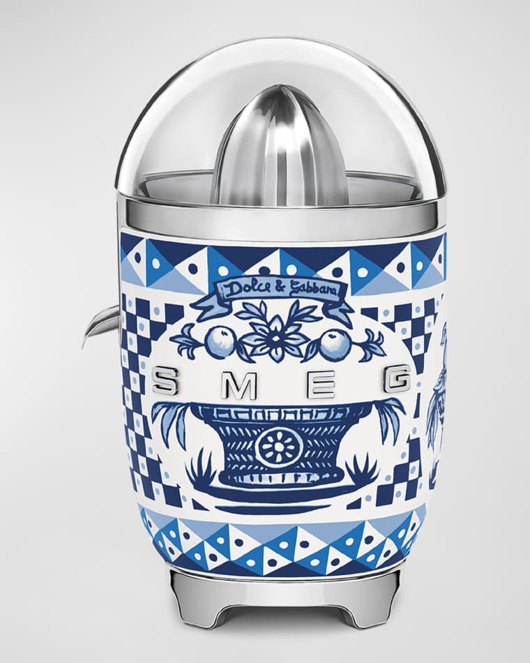 Smeg x Dolce&Gabbana Blu Mediterraneo Citrus Juicer